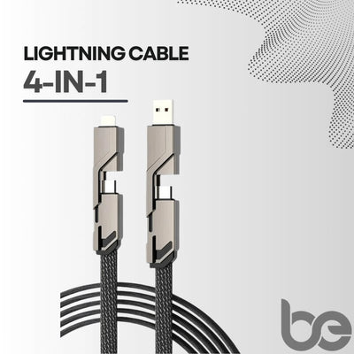 4-in-1 USB C Lightning Cable (2M): Fast Charging & Data Sync - BEIPHONE