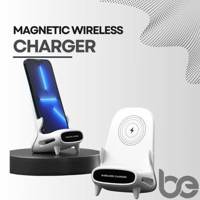 Magnetic Wireless Charger Stand Holder - 15W Desktop Dock Mount - BEIPHONE