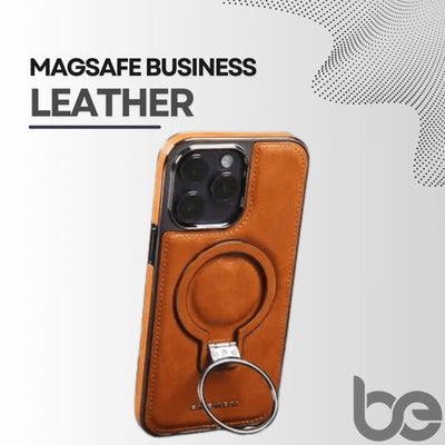 MagSafe Business Leather Case with Invisible Stand for iPhone - BEIPHONE
