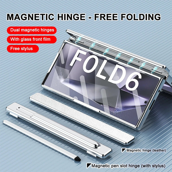 BEIPHONE™｜Leather Bracket Hinge Case for Galaxy Z Fold 6 - BEIPHONE