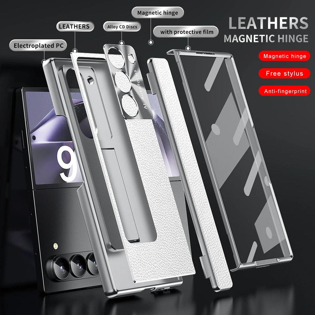 BEIPHONE™｜Leather Bracket Hinge Case for Galaxy Z Fold 6 - BEIPHONE