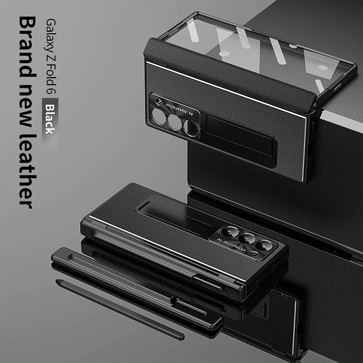 BEIPHONE™｜Leather Bracket Hinge Case for Galaxy Z Fold 6 - BEIPHONE