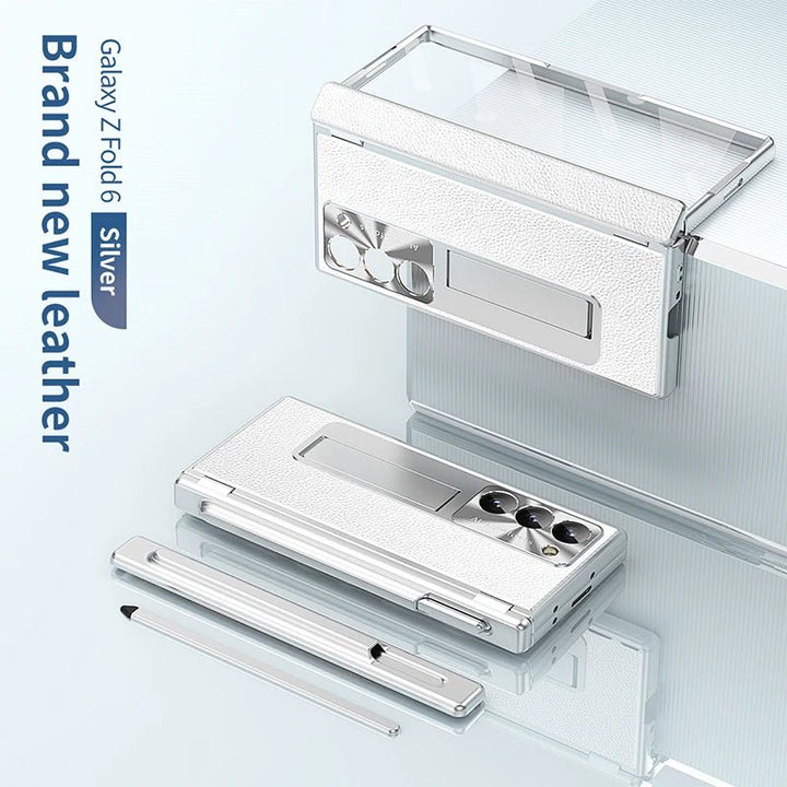 BEIPHONE™｜Leather Bracket Hinge Case for Galaxy Z Fold 6 - BEIPHONE