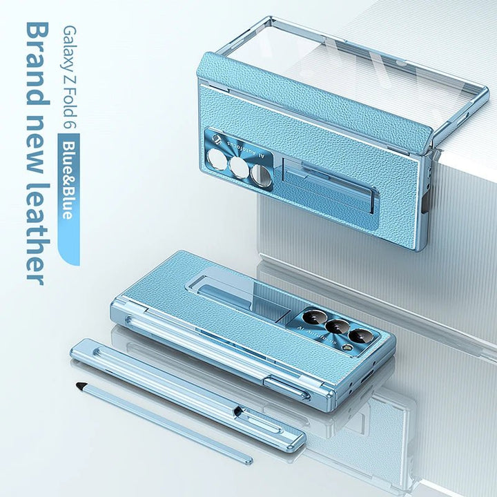 BEIPHONE™｜Leather Bracket Hinge Case for Galaxy Z Fold 6 - BEIPHONE